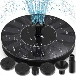 Ujuv p&auml;ikesepatareiga purskkaevupump tiigile 16 cm