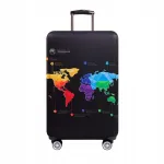 Kohvri&uuml;mbris "Colorful World Map", suurus M