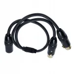 XLR jagatud tasakaalustatud mikrofoni kaabel