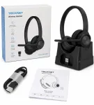 Juhtmevabad k&otilde;rvaklapid USB mikrofoniga TECKNET TK-HS022