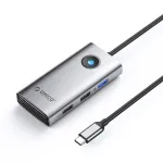 USB jaotur ORICO PW11-5P, USB-C, USB-A, HDMI 4K, hall