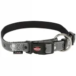 Helkurkaelarihm koertele TRIXIE, hall, M-L, 35&ndash;55 cm, 20 mm