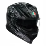Mootorrattakiiver AGV K7 DAMASCUS, must/h&otilde;bedane