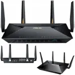 Ruuter ASUS BRT-AC828, kahe ribaga, Wi-Fi 6