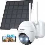 V&auml;ljas IP WiFi kaamera, 5 MP, 4x suum, p&auml;ikesepatareiga, sobib 9600 mAh akudele