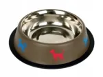 Koera kummist kauss CHICO, 0,24 l, pruun, 1 tk
