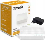5-pordiline Ethernet v&otilde;rgul&uuml;liti, 10/100 Mb/s, RJ45