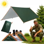 Telgi kate CAMPING, veekindel, termoisolatsiooniga, 3x3 m