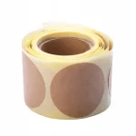Ringjad ECO LABEL KRAFT kirjutuseks kleebised, &oslash;47 mm, 100 tk, sile paber