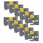 9 mm lint Brother TZe-621, 10 tk, sobib PT1010-le