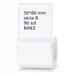 Kleebised NIIMBOT B21/B3S, valged, 50x80 mm, 90 tk.