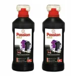 Pesugeel mustadele riietele Passion Gold Gel Black, 2 x 2 l