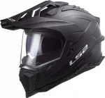 Motorratturi kiiver LS2 MX701 Explorer, must mati, XXL, ECE 22.06
