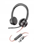 Juhtmega Poly Blackwire 8225 USB-C/A k&otilde;rvaklapid koos ANC-ga
