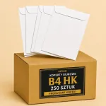 &Uuml;mbrikud B4, valged, 250 tk, premium