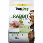 Tropidog Premium Adult Small Rabbit kuivtoit v&auml;ikestele t&auml;iskasvanud koertele, 8 kg