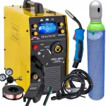 Poolautomaatne keevitusaparaat Magnum MIG 205L, LCD, 200A