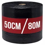 Kaitsev mullkile BUBBLE FILM 50 cm x 80 m, must, rullis