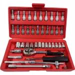 V&otilde;tmete ja otsikute komplekt TORX, 46 osa, SK-046-01