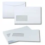 C5 &uuml;mbrikud vasaku aknaga, 162x229 mm, valged, 500 tk