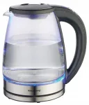 Klaasist elektriline veekeetja temperatuuri reguleerimisega Klausberg KB-7887, 1,8 l, LED, LCD
