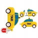 4 GB USB-m&auml;lupulk, kollane, TAXI
