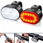 Jalgratta LED laternad ees ja taga, USB laadimine, eredad