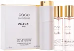 Tualettvesi Chanel Coco Mademoiselle 60 ml (3x20 ml) dekoratiivpakendis