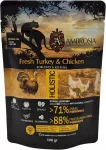Kuiv kassipoegade toit AMBROSIA v&auml;rske kalkuni- ja kanalihaga, 100 g