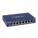 V&otilde;rgul&uuml;liti Netgear GS108GE, 8 porti, gigabit, metallkorpusega