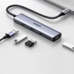 USB C jaotur, h&otilde;bedane
