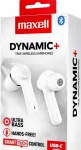 Juhtmevabad Bluetooth k&otilde;rvaklapid Maxell Dynamic+ TWS USB-C valged