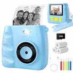Laste instant-kaamera Full HD 1080P, mini-printer, 3 keret