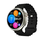Nutikell Yaxo OXNARD, 51 mm, titaan, GPS, AMOLED, IP67, must, lisarihmaga