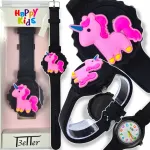 Laste kell HAPPY KIDS Unicorn, hariv, esimene kell kingituseks
