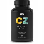 Toidulisand KFD Vitamin C 1000 mg tsingiga, 120 kapslit