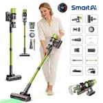 Traadita tolmuimeja SmartAI V6 65KPA 650W 29.6V 24000mAh 80min