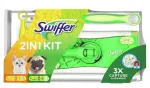 Swiffer teleskoopiline p&otilde;randa lapiga 27 cm, 2IN1 komplekt 8 vahetatava lapiga