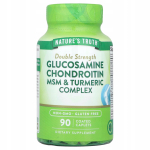 Nature's Truth toidulisand Glucosamine, Chondroitin ja Dual Turmeric Complex
