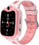 Laste nutikas k&auml;ekell 00 4G LTE, GPS, SOS, kaamera, microSIM, roosa, IP68