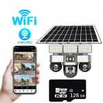 V&auml;ljas p&auml;ikeseenergia kaamera 4K, Type-C, 3-teljeline p&ouml;&ouml;rdekontroll, 15 MP, WiFi, liikumistuvastusega