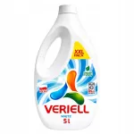 Pesugeel valgetele ja heledatele kangastele VERIELL, 5 l, 125 pesukorda