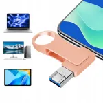 512GB 4-&uuml;hendusega USB m&auml;lupulk: USB-C, Lightning, Micro-USB, OTG adapter