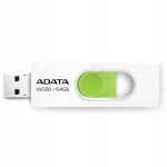 USB m&auml;lupulk ADATA UV320 64GB, USB 3.2, valge/roheline