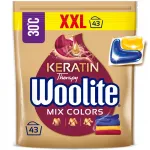 Pesupesad v&auml;rvilistele kangastele Woolite Mix Colors keratiiniga, 43 tk
