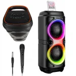 Kaasaskantav Bluetooth-k&otilde;lar LED-valgustusega, HIFI stereo, TWS