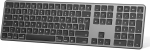Juhtmevaba klaviatuur OMOTON KB515, hall, Apple MacBookile, QWERTZ