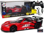 Raadio teel juhitav auto CORVETTE C6.R, punane