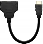 HDMI jagaja Sorthol 1x2, 1080P, 1 HDMI pistik 2 HDMI pesasse, 30 cm