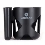 Vankri telefoni ja tassihoidja LittleLife Buggy, must